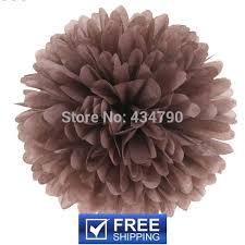 This paper dahlia might be the favorite paper flower i've made so far. 20pcs 14 35cm Tissue Paper Flower Balls Brown Nursery Birthday Party Ceremony Decor Hanging Pom Poms Cheap Choose Your Colors Party Match Party Necklaceparty Options Aliexpress