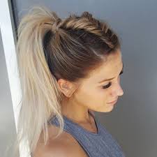 Mohawk Pony Look Created By Mackenziedoinghair Mackenziedoinghair Seasonssalonanddayspa Sparkles Braided Hair Styles Long Hair Styles Medium Hair Styles