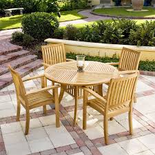 5 Pc Grand Hyatt Teak Dining Set Westminster Teak Outdoor Furniture Style Teak Outdoor Furniture Teak Outdoor