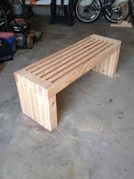 Slat Bench Do It Yourself Home Projects From Ana White Diy Bench Outdoor Simple Benches Diy Outdoor Furniture