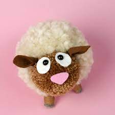 Pom pom crafts are great fun. Ostertiere Aus Pompons