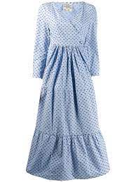 baum und pferdgarten aymeline wrap front dress farfetch