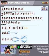 Pin De Kingjosiah Em Dragon Ball Sprites Pixel Desenhos Em Caderno De Esboco Caderno De Esbocos Jogos De Dragon Ball