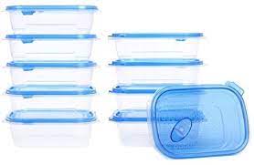 Mychoice Snap On Airtight Lid 750ml Food Storage Container 10 Pack Leakproof Microwave Freezer Dishwasher Safe With Lid Vents Buy Online In India At Desertcart 57430243
