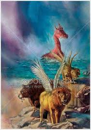 The book of revelation says that we no longer need the sun or the moon, for christ is the light of the world. Daniel S Vision Of Beasts Beast Of Revelation Bible Pictures Beast