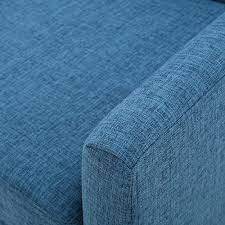 It does soften up a bit though after time. Archibald Mid Century Modern Fabric Accent Chair In Blue Farmhouse Goals