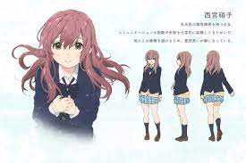 Koe No Katachi Anime Character Designs Shouko Nishimiya Animation Art Character Design Anime Character Design Animation Character Drawings