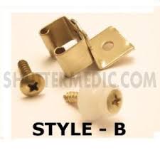 They are wide and they are heavy. Shutter Catch W Screw And Button Style B