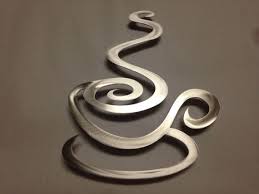 coffee kitchen metal wall art coffee