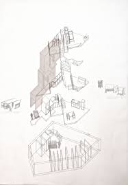 Michelle 2013 Building Project Camden Expolded Axo Student Project Bartlett Bartlett School Of Architecture Architecture Sketchbook Architecture Drawing