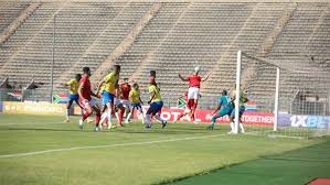 فاز الأهلي على صن داونز 0/2، مساء اليوم السبت، في المباراة التي جرت على ملعب الأهلي we السلام، في ذهاب ربع نهائي دوري أبطال أفريقيا. Di29xwydu5v Cm
