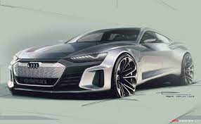 New Audi E Tron Gt Concept Debuts At La Auto Show Autoconception Com Car Design Sketch Audi E Tron Car Design