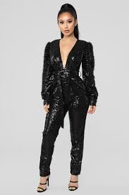 Black And Silver Jumpsuit Dance Into Day Sequin Jumpsuit Black Sequin Outfit Sequin Jumpsuit Fashion