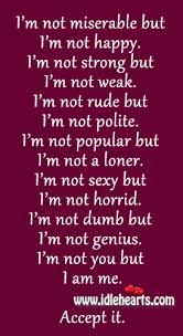 I M Not You But I Am Me Idlehearts