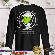 Online shopping a variety of best raiders shirts at dhgate.com. The Grinch I Hate People But I Love My Oakland Raiders Shirt Hoodie Sweater Long Sleeve And Tank Top