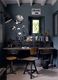 Dark masculine office home offices decor. Masculine Office Design Novocom Top