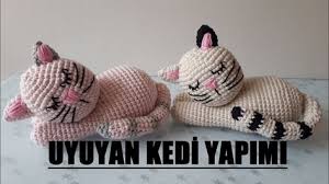 Amigurumi Uyuyan Kedi Yapimi Kedi Tig Isleri Amigurumi