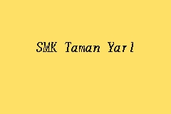 Komuniti smk taman klang utama. Smk Taman Yarl Sekolah Menengah In Kuchai Lama