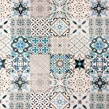 Was genau sind mosaik fliesen (selbstklebend)? Wachstuch Tischdecke Meterware Premium B5010 01 Mosaik Fliesen Patchwork Eckig Rund Oval