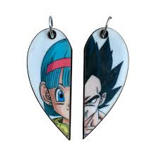 After saving gohan from falling down a waterfall, goku drops by the kame house with his son, to introduce him to bulma, master roshi, and krillin. Dragon Ball Matching Pendants Bulma Vegeta Matching Hearts