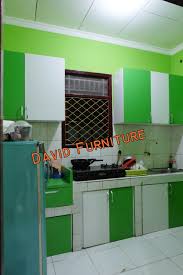 Memanfaatkan sisi jendela sebagai tempat duduk area itulah beberapa model atau desain dapur minimalis cantik di atas menjadi inspirasi anda dalam membangun hunian yang nyaman dan aman. Jual Kabinet Dapur Minimalis Hijau Putih Dengan Meja Beton Jakarta Timur David Furniture Tokopedia