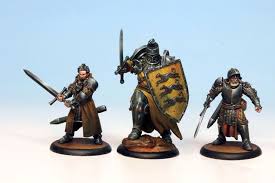 A Couple Of Mountain S Men Along With The Mountain Himself Painted By The Talented Team At B A Song Of Ice And Fire Miniatures Dungeons And Dragons Miniatures