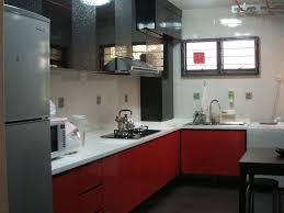 This kitchen creates a vivid and energetic color palette with its scarlet red and dune black that's sure to inspire some excellent homemade cuisine. Kitchen In Red Interior Design Inspirations
