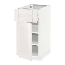 Metod Base Cabinet With Drawer Door White Savedal White Ikea Base Cabinets Cabinet Drawers Ikea