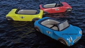 Mini Cooper Inflatables Ready For Car Pool Duty Cool Pool Floats Pool Floats Pool Toys