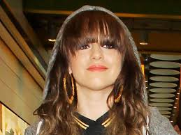 Cher Lloyd's long curly hair