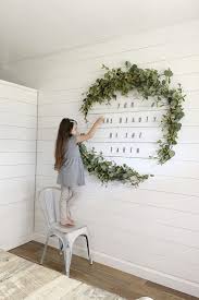 How To Make An Oversized Letter Board Wall Diy Giant Holiday Wreath We Lived Happily Ever After In 2020 Large Wall Decor Diy Wall Wall Board