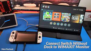 The picture from your switch should appear on the monitor. Connect Switch Without Dock To Wimaxit 15 6 Monitor Youtube