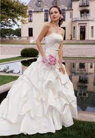 Camille La Vie 4170 9066w Satin Gathered With Lace Yoke Totally Fell In Love With This Dress 3 Wedding Dresses Ball Gowns Wedding Wedding Dresses Photos