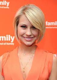 Celebrity Brief Haircuts For Girls Sleek Bob With Bangs Http Www Homedecorlife Com Celebrity Bri Graduated Bob Hairstyles Chelsea Kane Hair Bob Hairstyles