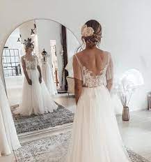 Trotz lockdown für dich da: Samt Seidig Brautkleider Brautmode Kalkar