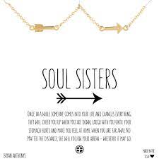 Soul Sisters Best Friend Arrow Necklaces Best Friends Sisters Soul Sisters Necklaces Soul Sisters Sister Necklace Set