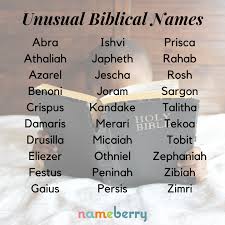 Unique And Uncommon Names From The Bible Babynames Uniquenames Biblicalnames Spiritualnames In 2020 Names Spiritual Names Biblical Names