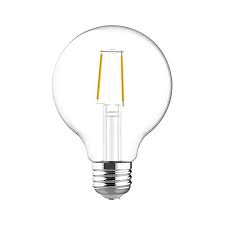 Ge Refresh Hd Globe Dimmable Led Light Bulbs G25 Globe Light Bulb 40 Watt Replacement Led Light Bulbs 350 Lumen Medium Base Light Bulbs Daylight Clear Finish 1 Pack Led Bulbs Walmart Com