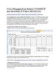 Drag field day, product, dan total dari pivotable field list ke area pivot. Contoh Soal Vlookup Hlookup Dan If Pdf