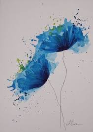 See more ideas about watercolor paintings, watercolor, watercolor art. Blue Watercolor Splash Flowers Pin By Melissa Mason On Watercolour Art Pinterest Watercolor Flowers Watercolor Splash Flower Art Painting
