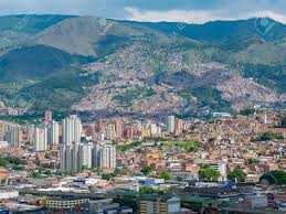The largest cities in south america include sao paulo, buenos aries, rio de janeiro, bogota, lima, santiago, caracas, medellin, belo horizonte, and cali. Cityscape And Panorama View Of Medellin Colombia Medellin Is Stock Photo Picture And Royalty Free Image Image 109865589