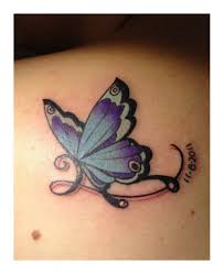 Purple Butterflies Tattoos Purple Butterflies Tattoos Butterflies Butterflytattoo Half In 2020 Purple Butterfly Tattoo Butterfly Tattoo Designs Purple Tattoos