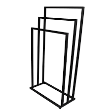 Get the best deal for free standing towel rail bathroom towel racks from the largest online selection at ebay.com. Living Elements Matte Black Freestanding 3 Tier Towel Rack