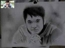 Georgino Abraham Sketsa Wajah Wajah Sketsa