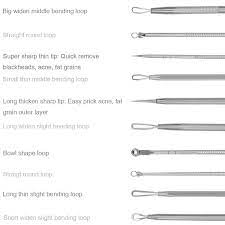 However, it's important to learn how to use this tool properly, because if used incorrectly, it can cause permanent skin damage and scarring. Blackhead Remover Pimple Extractor Tool Acne Removal Kit Stainless Steel Pimple Popper Tool Black Set Of 7 Walmart Com Walmart Com