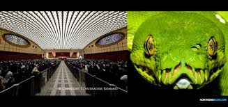 False Prophet Pope Francis Hosts Bizarre Drag Queen Like Circus Performance In Creepy Reptilian Shaped Vatican Hall Naturalnews Com