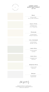 It will change color depending on other elements in your. White Paint Digest 2019 All Sorts Of