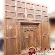 Harga kusen pintu jendela kayu september 2020 hargague com harga kusen pintu dan jendela kayu kualitas terbaik seperti kayu jati kayu kamper dilengkapi dengan beberapa contoh model gambar kusen pintu. Jual Pintu Gebyok Kuno Patangaring Ukir Minimalis Kayu Jati