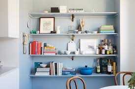 open kitchen shelves for small nyc