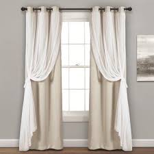 Ophelia Co Busselton Sheer Solid Blackout Thermal Grommet Curtain Panels Reviews Wayfair Lush Decor Drapes Curtains Panel Curtains